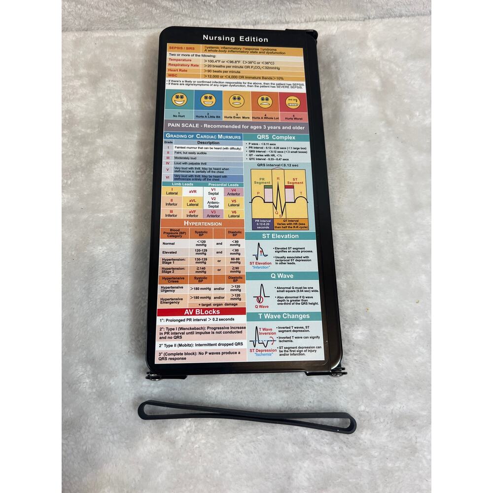 Trifold nursing clip board. New.